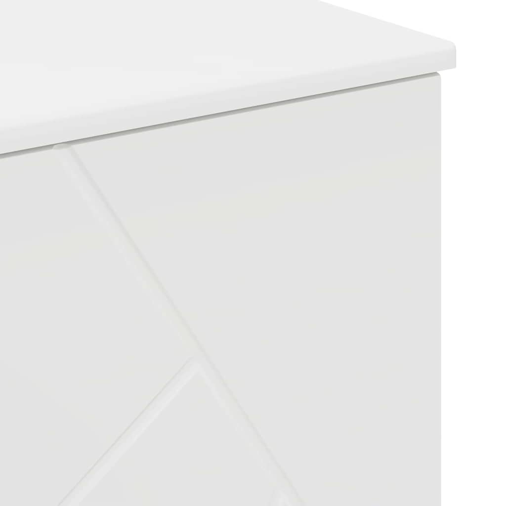 Baderomsskap med skuff Hvit 76.5 x 35 x 64 cm Konstruert tre