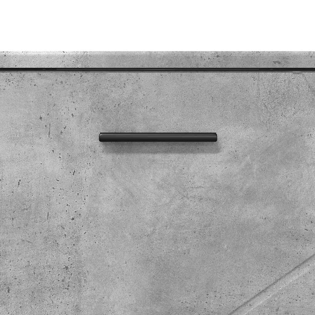 Baderomsskap Betonggrå 76.5 x 35 x 64 cm Konstruert tre