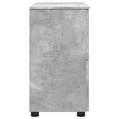 Baderomsskap Betonggrå 76.5 x 35 x 64 cm Konstruert tre
