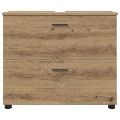 Baderomsskap artisan eik 76.5 x 35 x 64 cm Konstruert tre