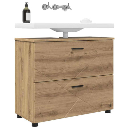 Baderomsskap artisan eik 76.5 x 35 x 64 cm Konstruert tre