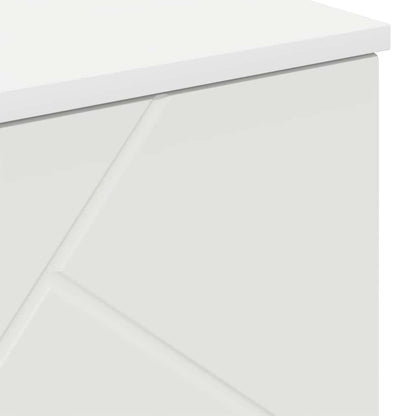 Baderomsskap med hylle Hvit 60 x 35 x 80 cm Konstruert tre