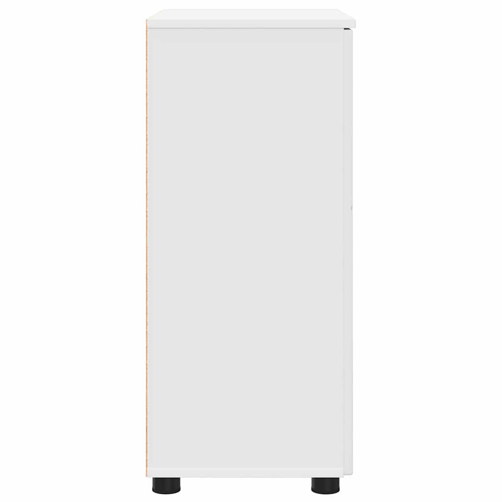 Baderomsskap med hylle Hvit 60 x 35 x 80 cm Konstruert tre
