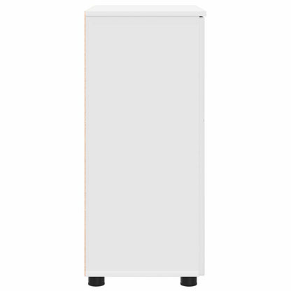 Baderomsskap med hylle Hvit 60 x 35 x 80 cm Konstruert tre