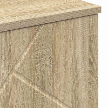 Baderomsskap med dør Sonoma eik 60 x 35 x 80 cm Konstruert tre