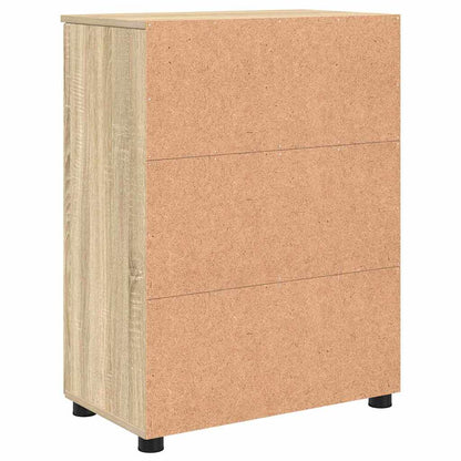 Baderomsskap med dør Sonoma eik 60 x 35 x 80 cm Konstruert tre