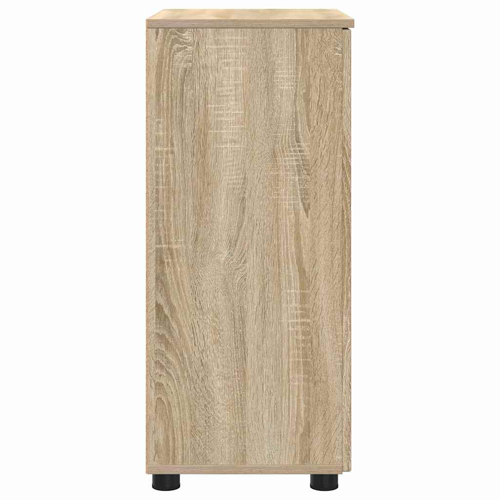 Baderomsskap med dør Sonoma eik 60 x 35 x 80 cm Konstruert tre