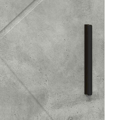Baderomsskap med hylle Betonggrå 60 x 35 x 80 cm Konstruert tre