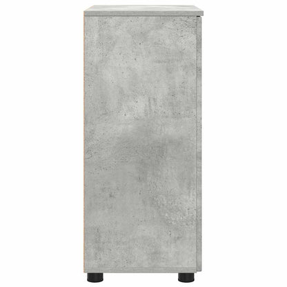 Baderomsskap med hylle Betonggrå 60 x 35 x 80 cm Konstruert tre