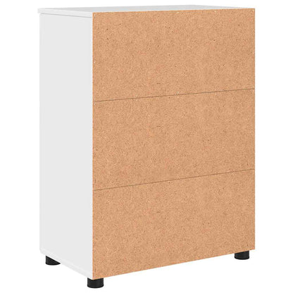 Baderomsskap Høyglans hvit 60 x 35 x 80 cm Konstruert tre