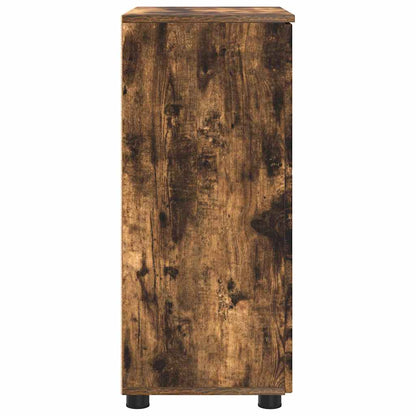 Baderomsskap med hylle Røkt eik 60 x 35 x 80 cm Konstruert tre