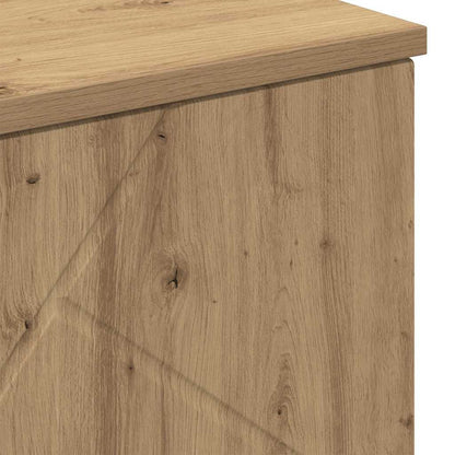 Baderomsskap med dør artisan eik 60 x 35 x 80 cm Konstruert tre