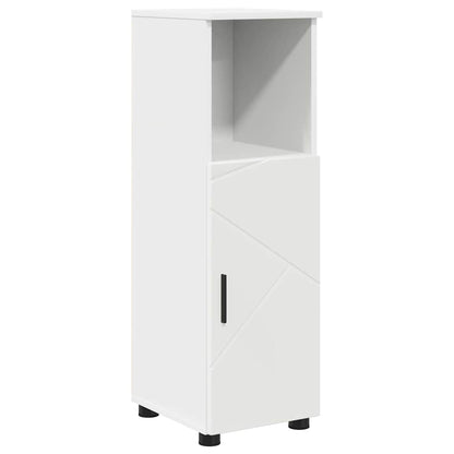 Baderomsskap med hylle Hvit 30 x 35 x 95 cm Konstruert tre