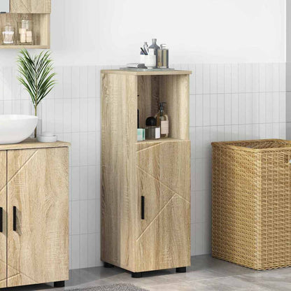 Baderomsskap med dør Sonoma eik 30 x 35 x 95 cm Konstruert tre
