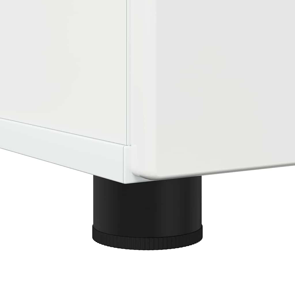 Baderomsskap Høyglans hvit 30 x 35 x 95 cm Konstruert tre