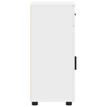 Baderomsskap med skuff Hvit 30 x 35 x 80 cm Konstruert tre