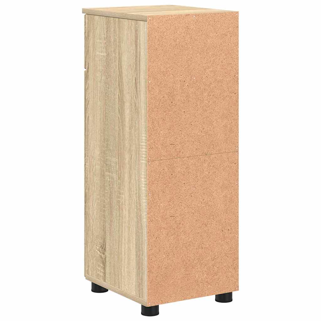 Baderomsskap med dør Sonoma eik 30 x 35 x 80 cm Konstruert tre