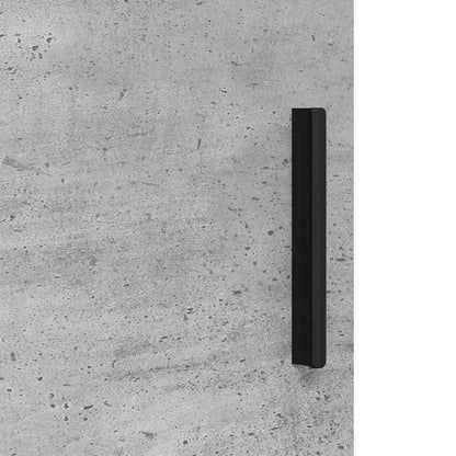 Baderomsskap med skuff Betonggrå 30 x 35 x 80 cm Konstruert tre