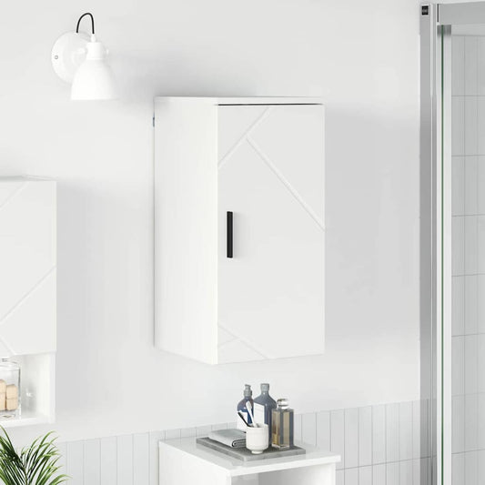 Baderomsskap Høyglans hvit 30 x 31,5 x 61 cm Konstruert tre