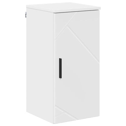 Baderomsskap Høyglans hvit 30 x 31,5 x 61 cm Konstruert tre