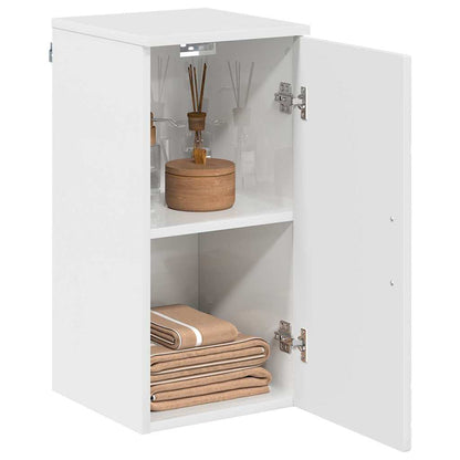 Baderomsskap Høyglans hvit 30 x 31,5 x 61 cm Konstruert tre