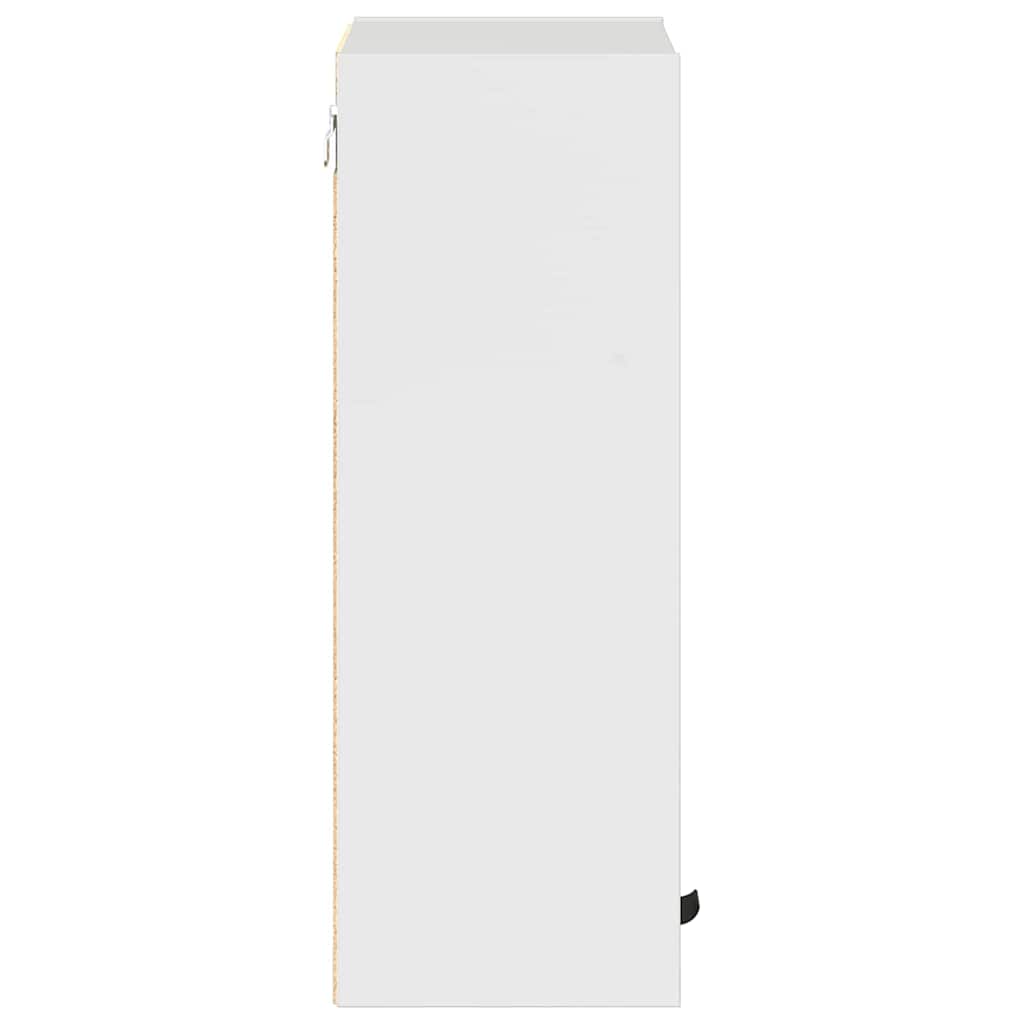 Baderomsskap Høyglans hvit 30 x 31,5 x 61 cm Konstruert tre