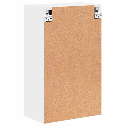 Baderomsskap Veggmontert Hvit 39 x 23.5 x 65 cm Konstruert tre