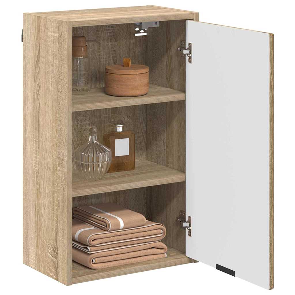 Baderomsskap Sonoma eik 39 x 23.5 x 65 cm Konstruert tre