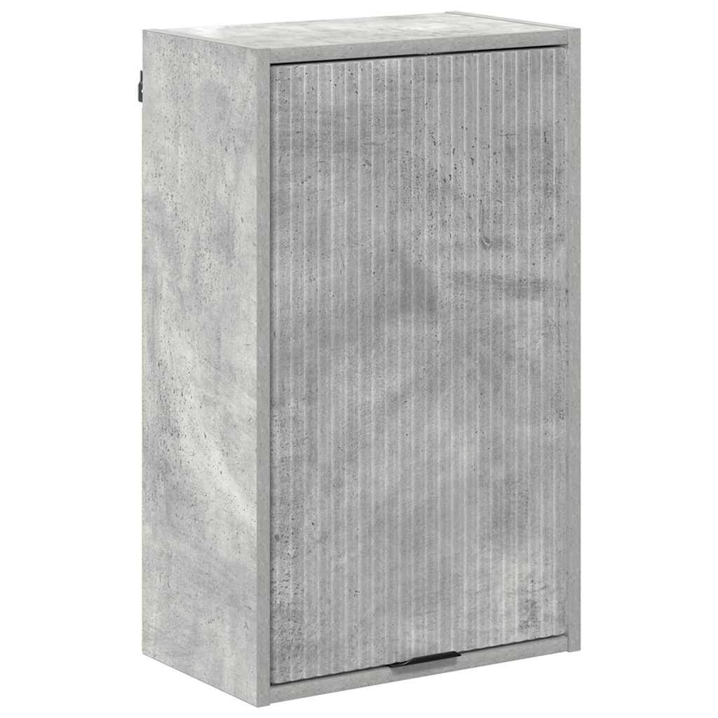Baderomsskap med dør Betonggrå 39 x 23.5 x 65 cm Konstruert tre