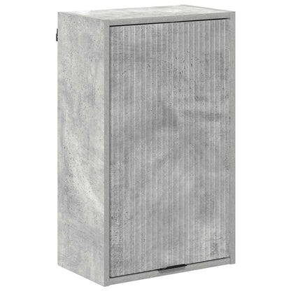 Baderomsskap med dør Betonggrå 39 x 23.5 x 65 cm Konstruert tre
