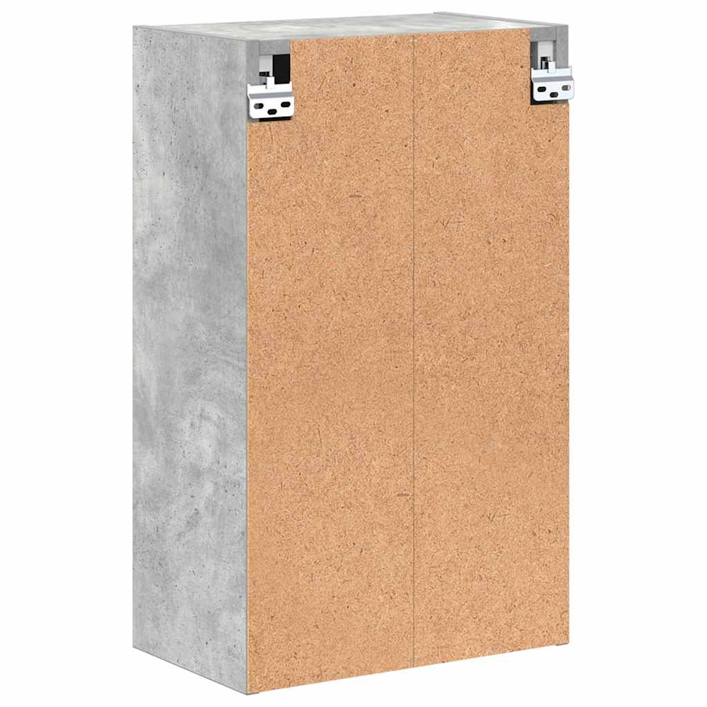 Baderomsskap med dør Betonggrå 39 x 23.5 x 65 cm Konstruert tre
