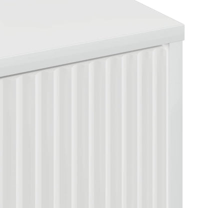 Baderomsskap Høyglans hvit 39 x 23.5 x 65 cm Konstruert tre
