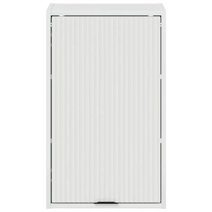 Baderomsskap Høyglans hvit 39 x 23.5 x 65 cm Konstruert tre