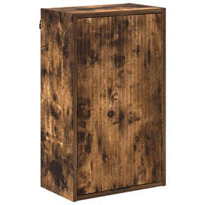 Baderomsskap med dør Røkt eik 39 x 23.5 x 65 cm Konstruert tre