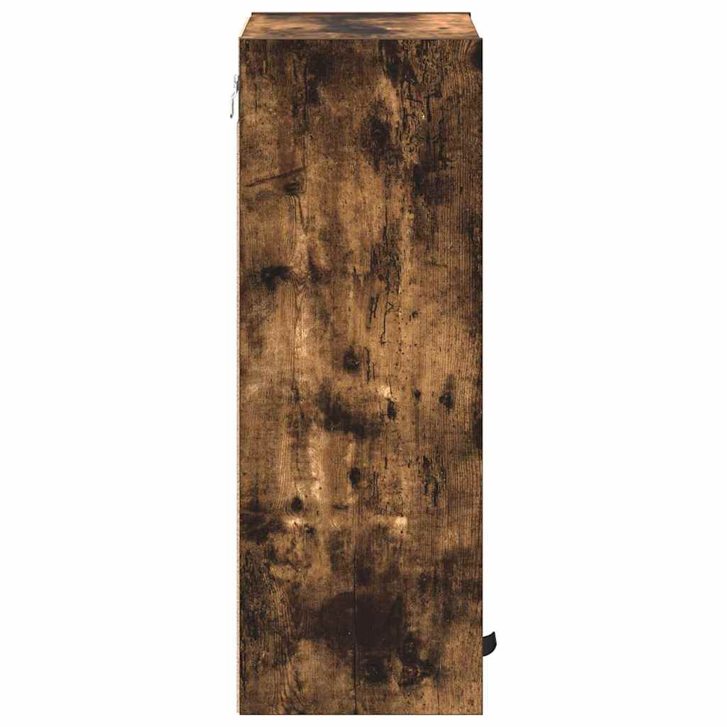 Baderomsskap med dør Røkt eik 39 x 23.5 x 65 cm Konstruert tre