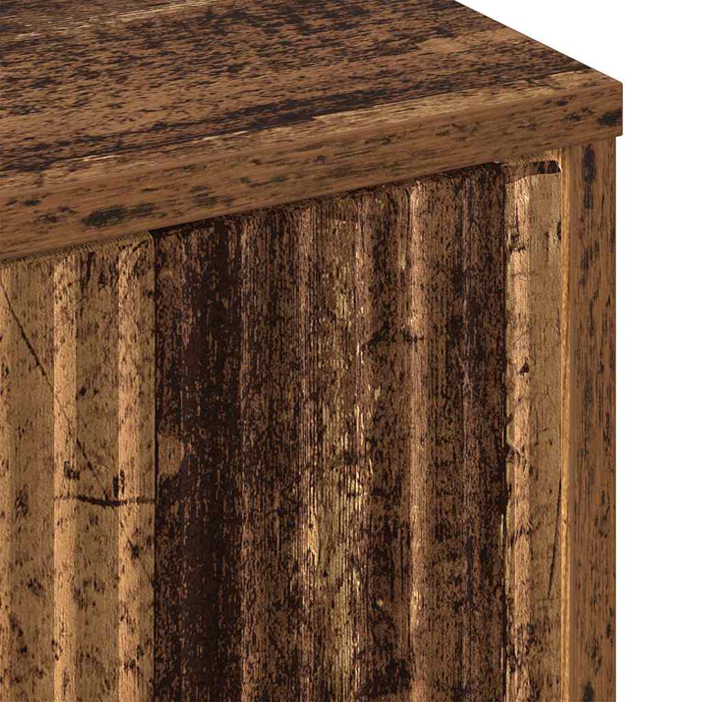 Baderomsskap Gammelt tre 39 x 23.5 x 65 cm Konstruert tre