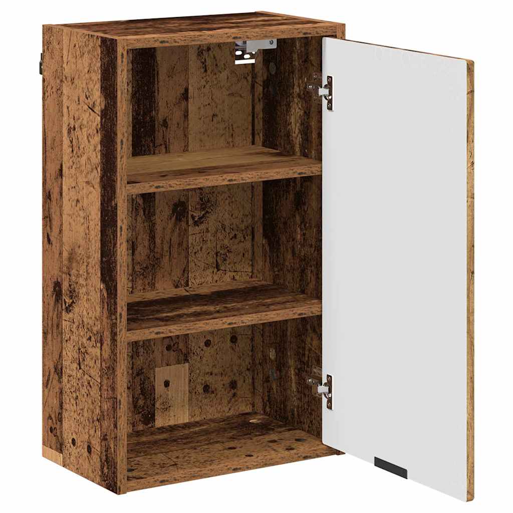 Baderomsskap Gammelt tre 39 x 23.5 x 65 cm Konstruert tre