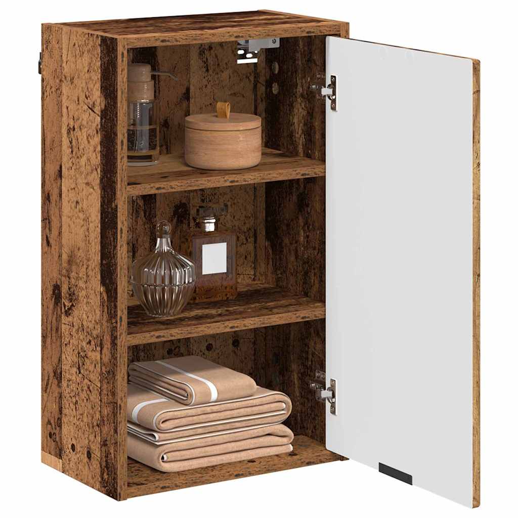 Baderomsskap Gammelt tre 39 x 23.5 x 65 cm Konstruert tre