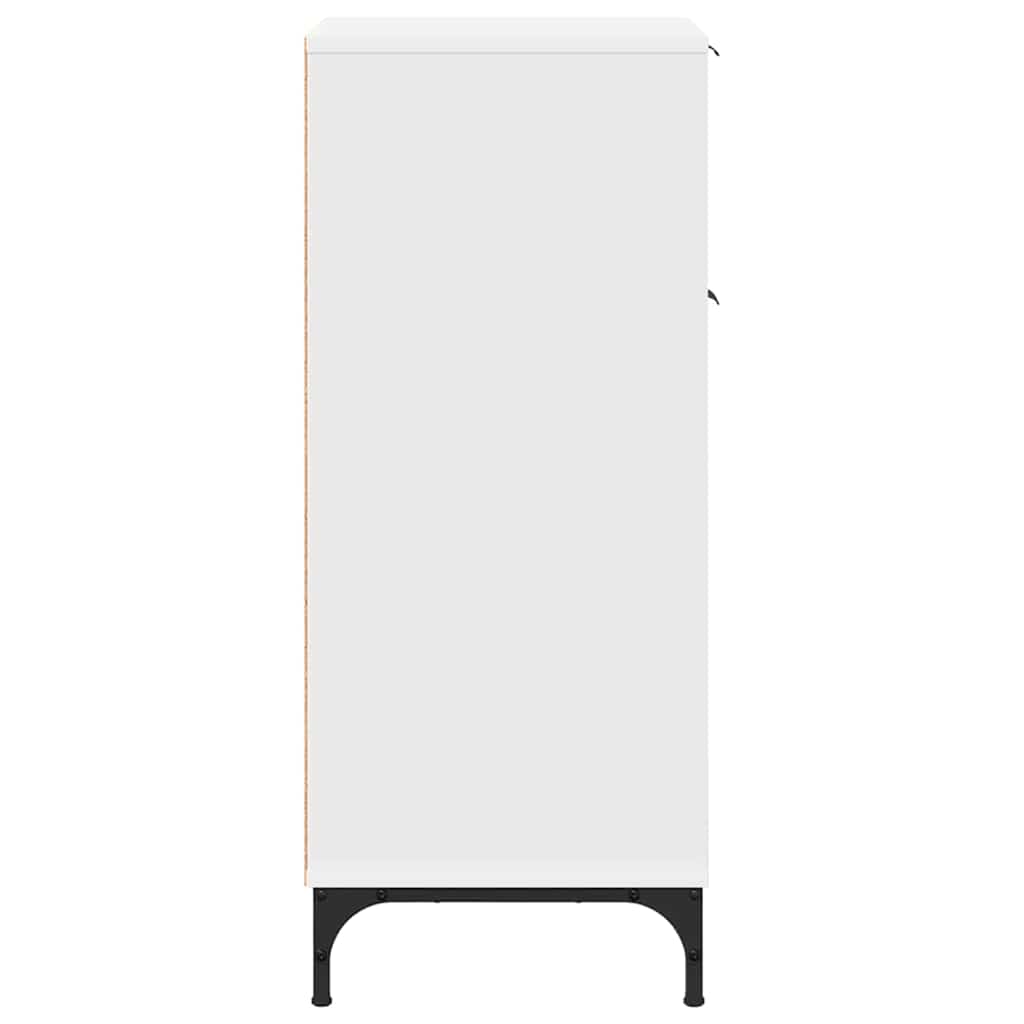 Baderomsskap med skuff Hvit 39.5 x 36 x 88 cm Konstruert tre