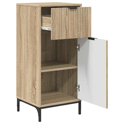 Baderomsskap Sonoma eik 39.5 x 36 x 88 cm Konstruert tre