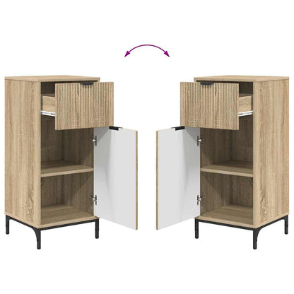 Baderomsskap Sonoma eik 39.5 x 36 x 88 cm Konstruert tre