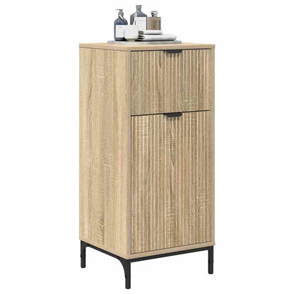 Baderomsskap Sonoma eik 39.5 x 36 x 88 cm Konstruert tre