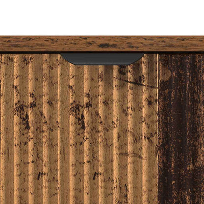 Baderomsskap Gammelt tre 39.5 x 36 x 88 cm Konstruert tre