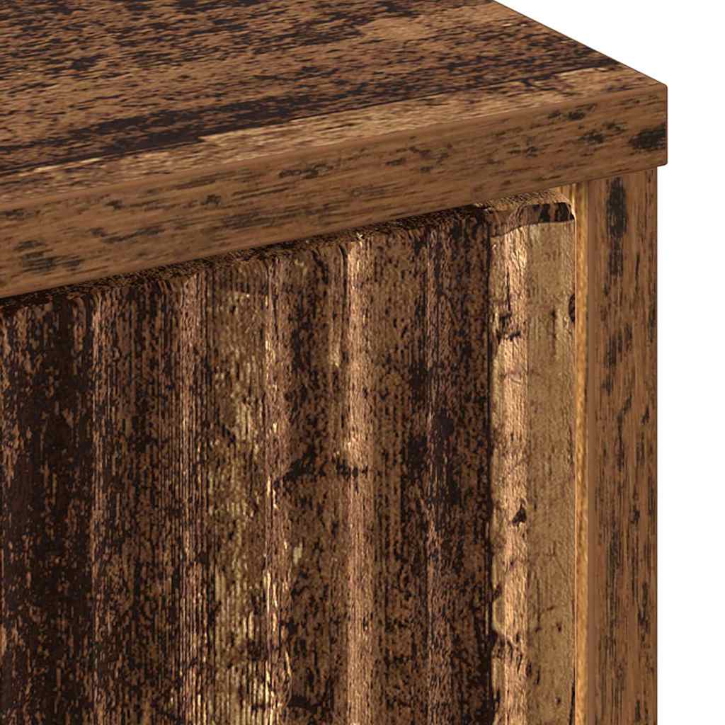 Baderomsskap Gammelt tre 39.5 x 36 x 88 cm Konstruert tre
