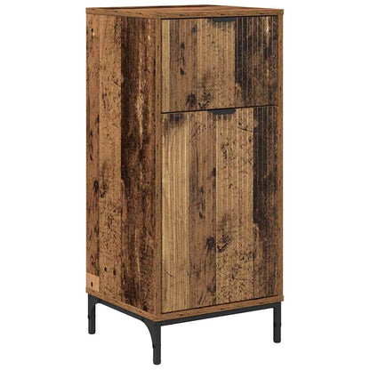 Baderomsskap Gammelt tre 39.5 x 36 x 88 cm Konstruert tre