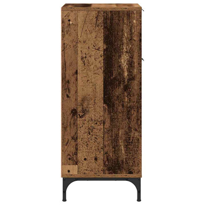Baderomsskap Gammelt tre 39.5 x 36 x 88 cm Konstruert tre