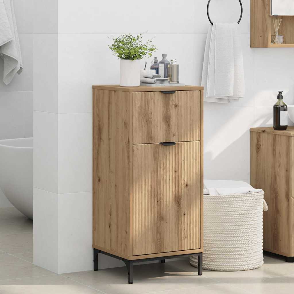 Baderomsskap artisan eik 39.5 x 36 x 88 cm Konstruert tre