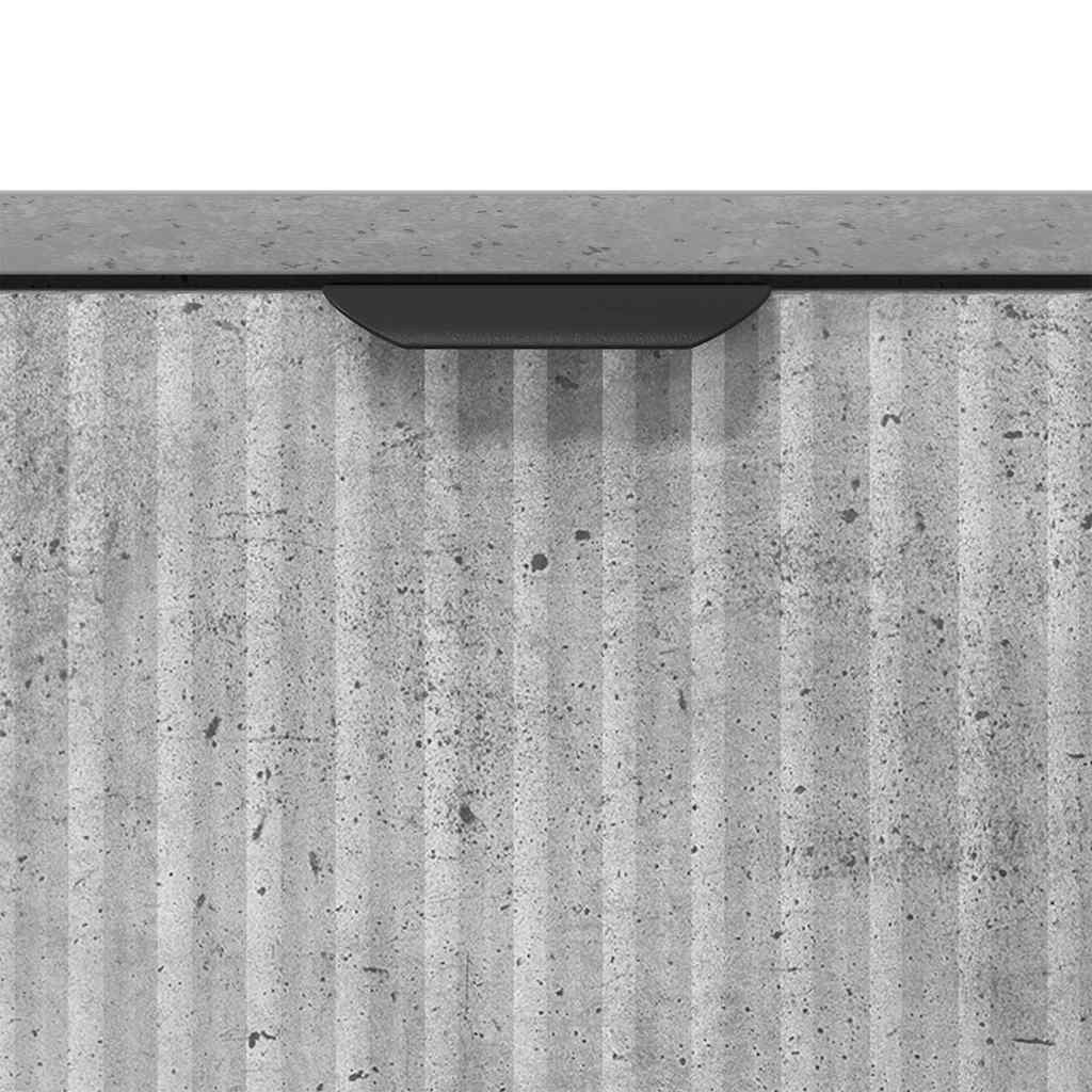 Serviesskap Betonggrå 69,5 x 33 x 82 cm Konstruert tre