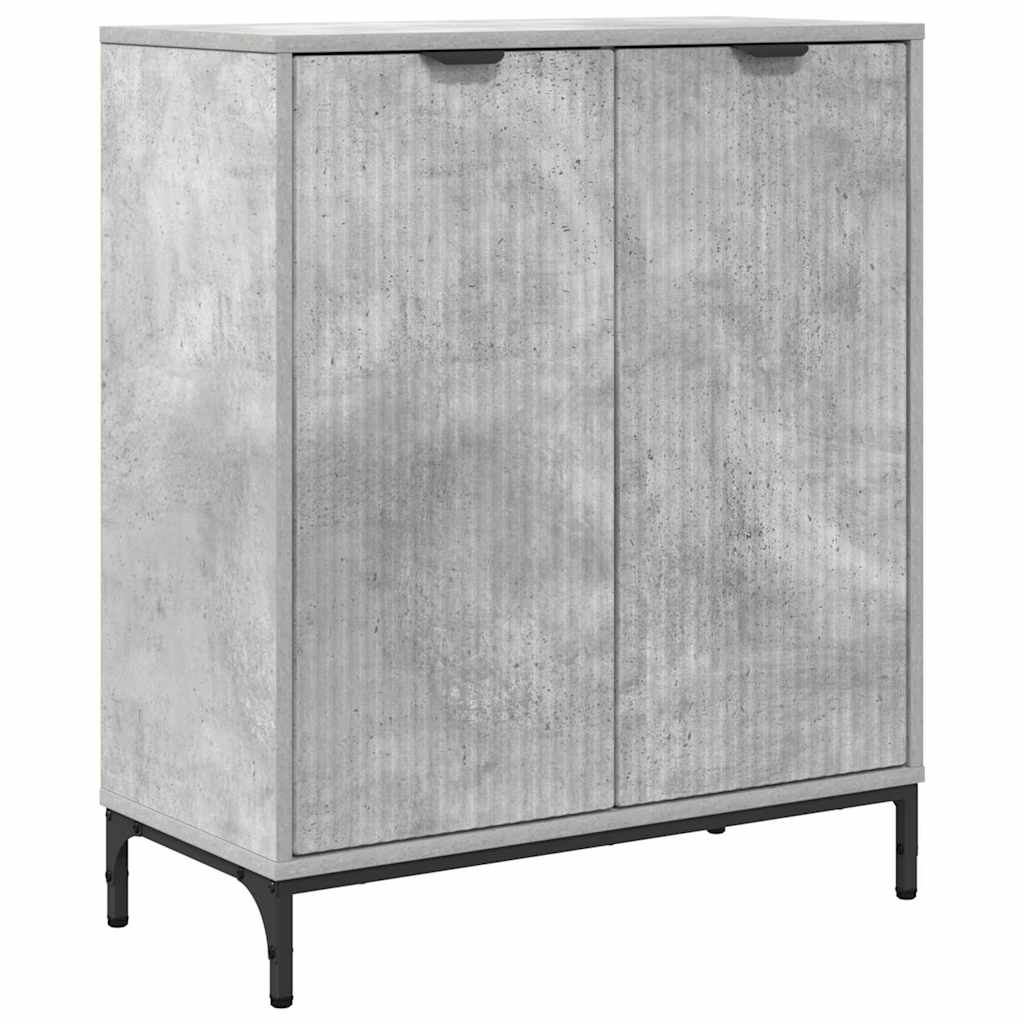 Serviesskap Betonggrå 69,5 x 33 x 82 cm Konstruert tre