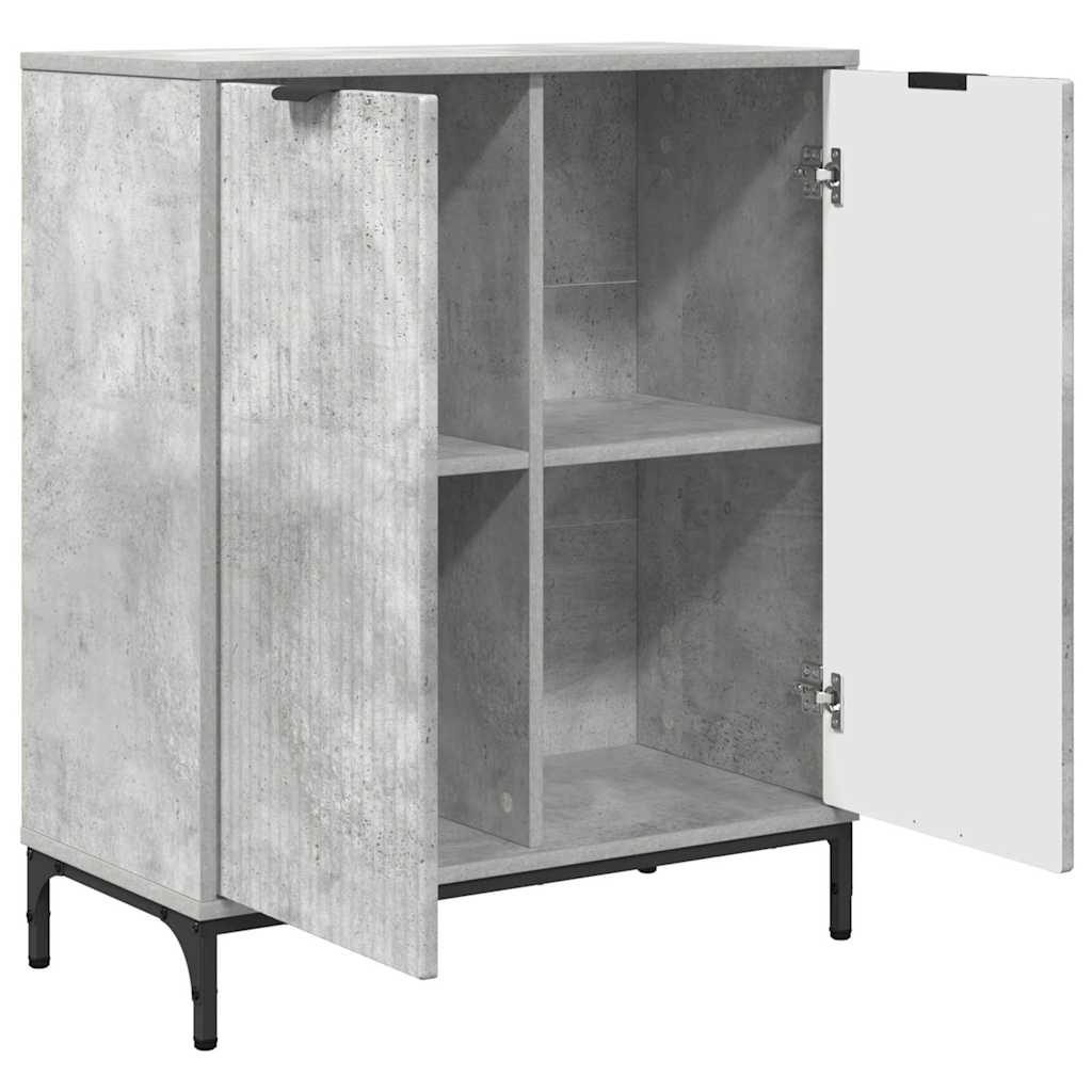 Serviesskap Betonggrå 69,5 x 33 x 82 cm Konstruert tre